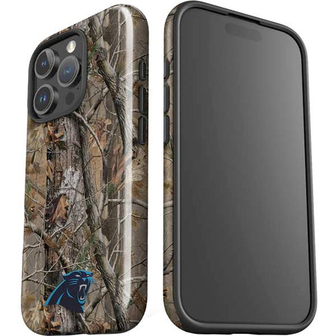 NFL Carolina Panthers Realtree AP Camo iPhone 16 Pro Impact Case